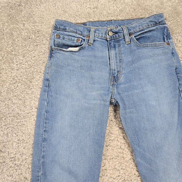 Levi’s 512 Jeans Men 31×32 (Fits 29×29.5) Blue Slim Tapered Fit Light Wash Denim - Picture 3 of 13